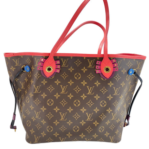 LOUIS VUITTON Neverfull MM Tote Bag Brown WS30632