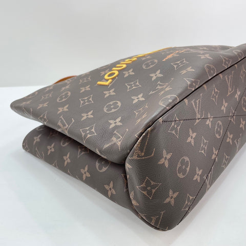 LOUIS VUITTON Shopper Tote MM Tote Bag Brown WS30634
