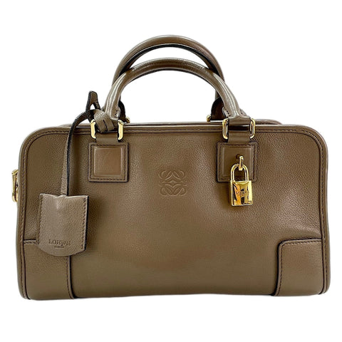 LOEWE Amazona 28 Handbag Brown WS30635