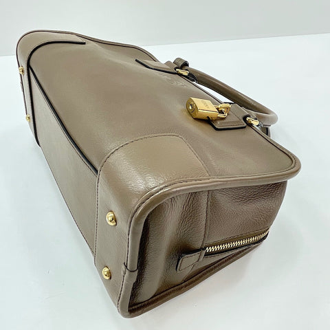 LOEWE Amazona 28 Handbag Brown WS30635