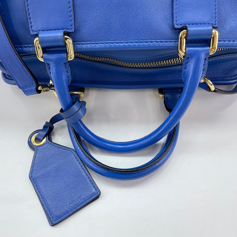 LOEWE Amazona 28 2WAY Handbag blue WS30636