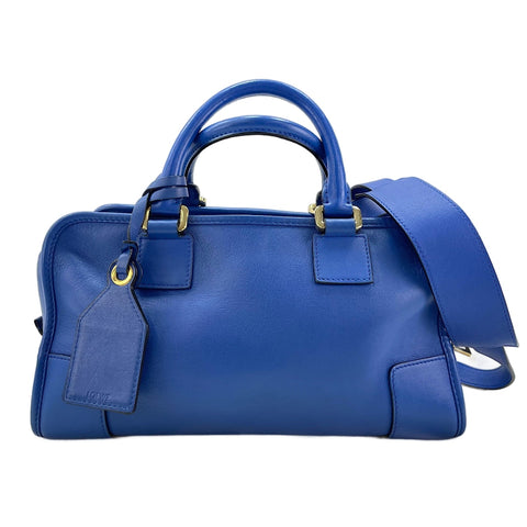 LOEWE Amazona 28 2WAY Handbag blue WS30636