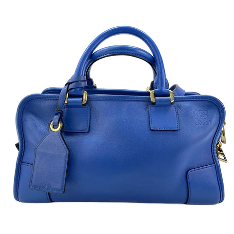 LOEWE Amazona 28 2WAY Handbag blue WS30636