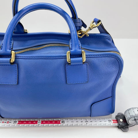 LOEWE Amazona 28 2WAY Handbag blue WS30636