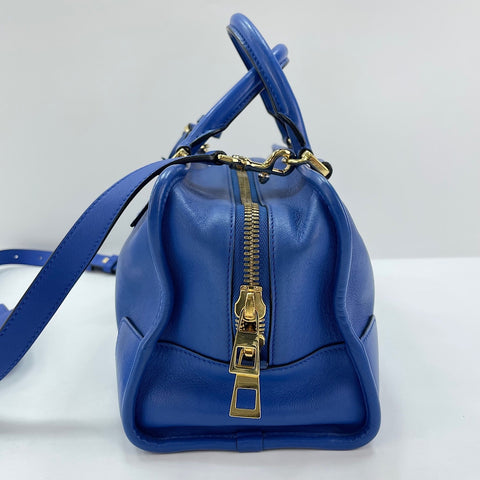 LOEWE Amazona 28 2WAY Handbag blue WS30636