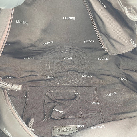 LOEWE Nappa Aire Anagram Handbag Brown WS30639
