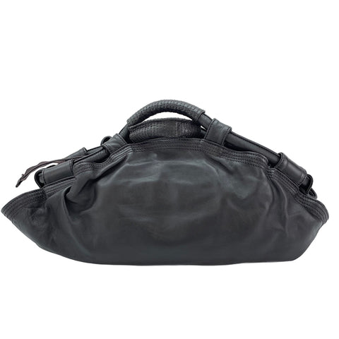 LOEWE Nappa Aire Anagram Handbag Brown WS30639