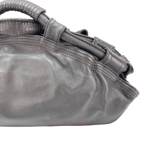 LOEWE Nappa Aire Anagram Handbag Brown WS30639