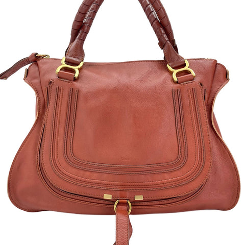 Chloe Marcy Tote Bag Brown WS30641
