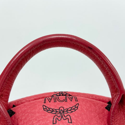 MCM Stark Side Studs Small Studs Backpack Â· Daypack Red WS30642