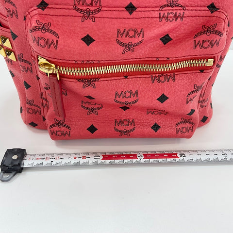 MCM Stark Side Studs Small Studs Backpack Â· Daypack Red WS30642