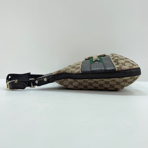 GUCCI Sherry Line Shoulder Bag Brown WS30644