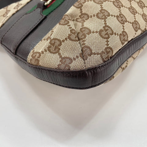 GUCCI Sherry Line Shoulder Bag Brown WS30644