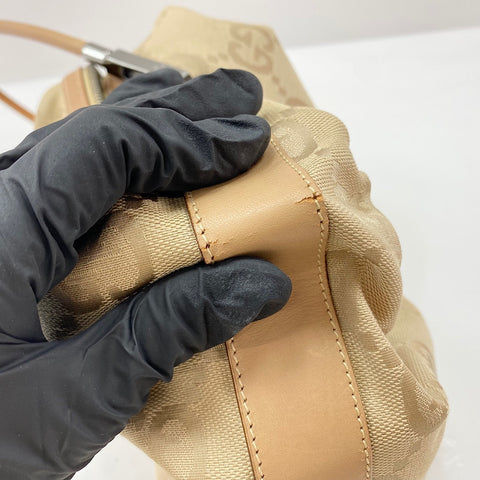 GUCCI Giant GG Shoulder Bag beige WS30648