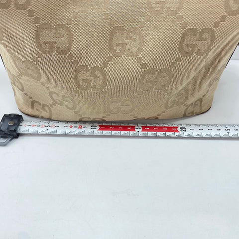 GUCCI Giant GG Shoulder Bag beige WS30648
