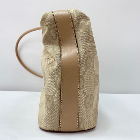 GUCCI Giant GG Shoulder Bag beige WS30648