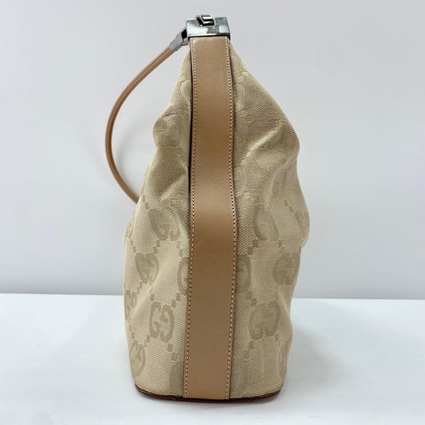 GUCCI Giant GG Shoulder Bag beige WS30648