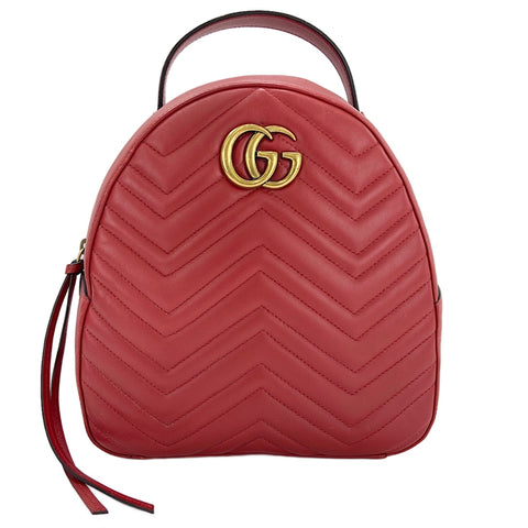 GUCCI quilting Backpack Â· Daypack Red WS30652