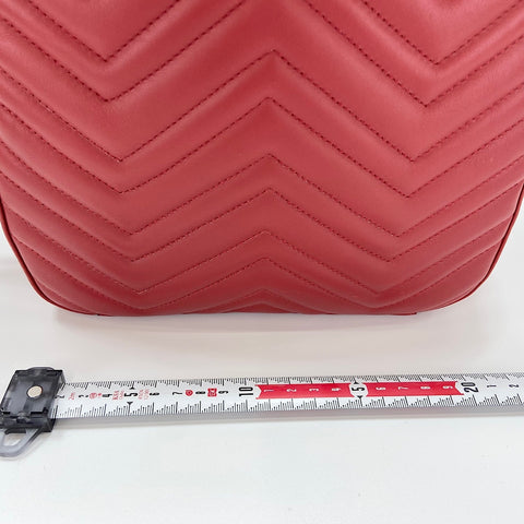 GUCCI quilting Backpack Â· Daypack Red WS30652