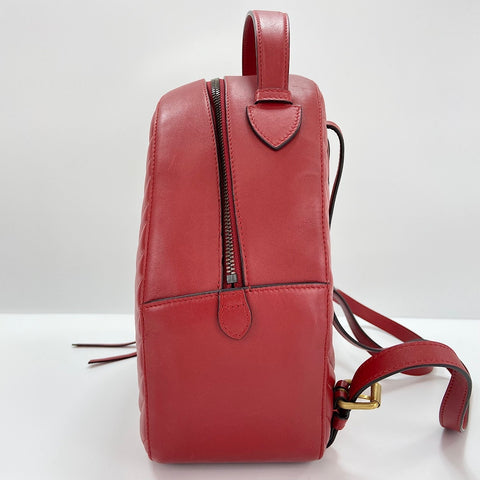 GUCCI quilting Backpack Â· Daypack Red WS30652