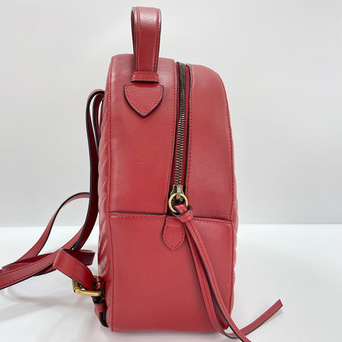 GUCCI quilting Backpack Â· Daypack Red WS30652