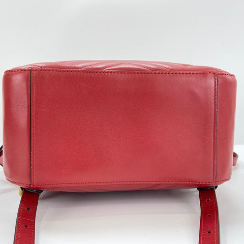 GUCCI quilting Backpack Â· Daypack Red WS30652