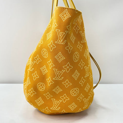 LOUIS VUITTON Kaba Ibanema Tote Bag yellow WS30653