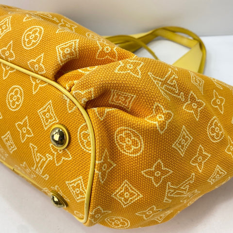 LOUIS VUITTON Kaba Ibanema Tote Bag yellow WS30653