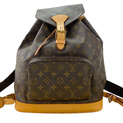 LOUIS VUITTON Montsouris GM  Backpack Â· Daypack Brown WS30654