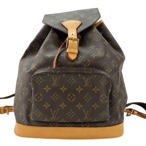 LOUIS VUITTON Montsouris GM  Backpack Â· Daypack Brown WS30654