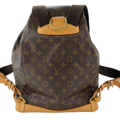 LOUIS VUITTON Montsouris GM  Backpack Â· Daypack Brown WS30654