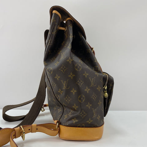 LOUIS VUITTON Montsouris GM  Backpack Â· Daypack Brown WS30654