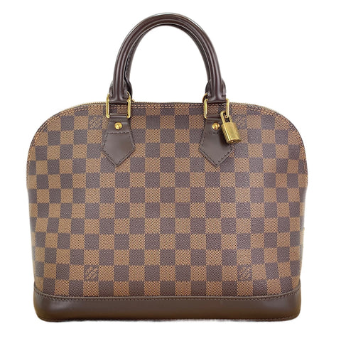 LOUIS VUITTON Alma Handbag Brown WS30655