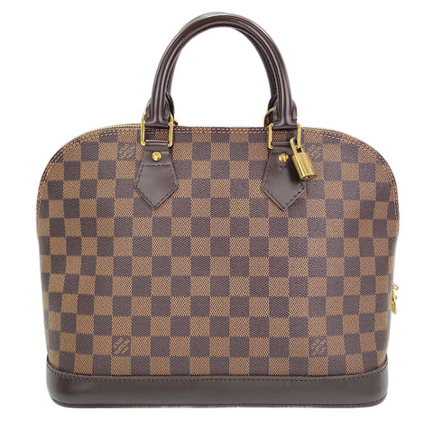 LOUIS VUITTON Alma Handbag Brown WS30655