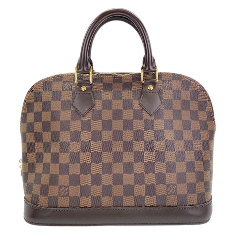 LOUIS VUITTON Alma Handbag Brown WS30655