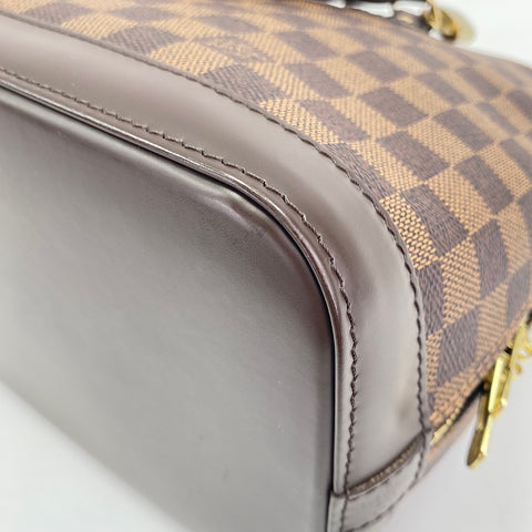 LOUIS VUITTON Alma Handbag Brown WS30655