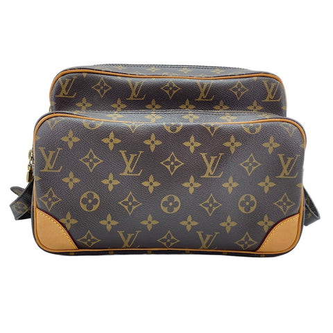 LOUIS VUITTON Nile Shoulder Bag Brown WS30656
