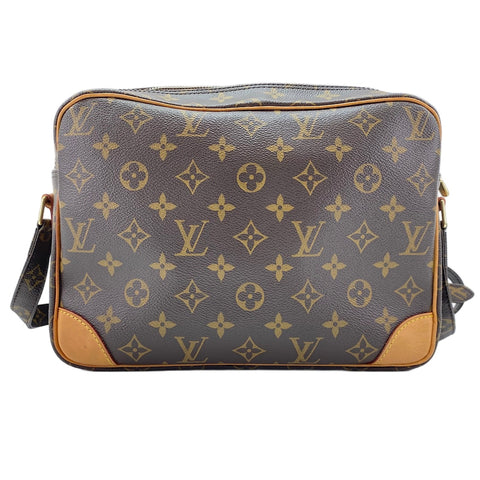 LOUIS VUITTON Nile Shoulder Bag Brown WS30656