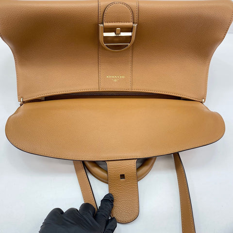 Delvaux Brillant 2WAY Handbag beige WS30659