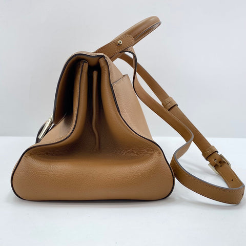 Delvaux Brillant 2WAY Handbag beige WS30659