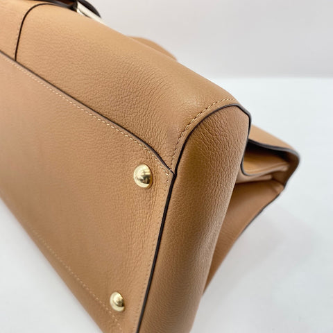 Delvaux Brillant 2WAY Handbag beige WS30659