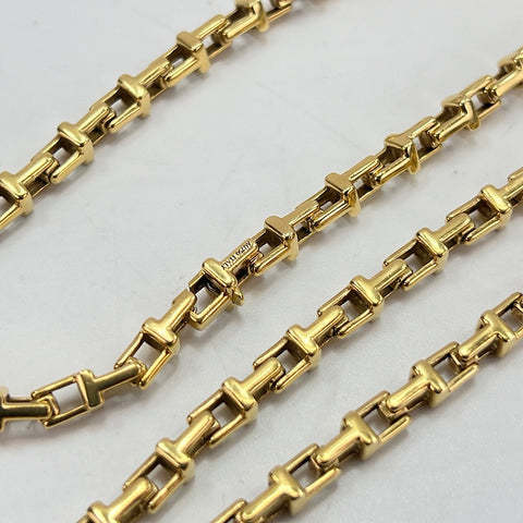 TIFFANY&Co. T narrow Necklace gold WS30661