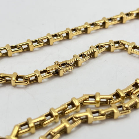 TIFFANY&Co. T narrow Necklace gold WS30661