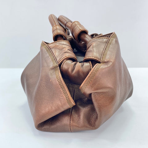 LOEWE Nappa Aire Anagram Handbag Brown WS30663