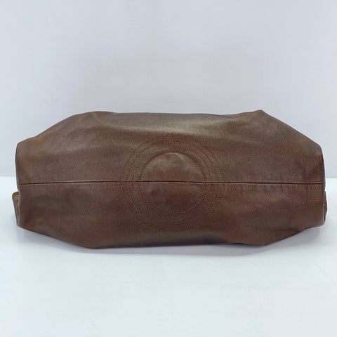 LOEWE Nappa Aire Anagram Handbag Brown WS30663