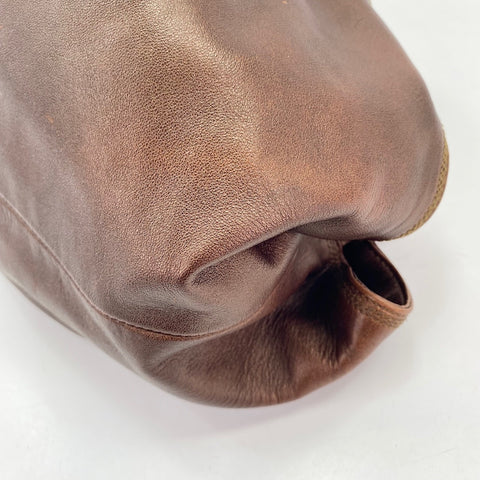 LOEWE Nappa Aire Anagram Handbag Brown WS30663