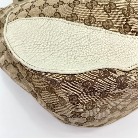 GUCCI Charlotte G logo Tote Bag beige WS30668