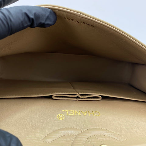 CHANEL Matelassé 23 Shoulder Bag beige WS30670