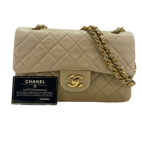 CHANEL Matelassé 23 Shoulder Bag beige WS30670
