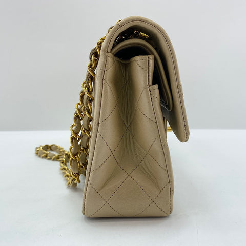 CHANEL Matelassé 23 Shoulder Bag beige WS30670
